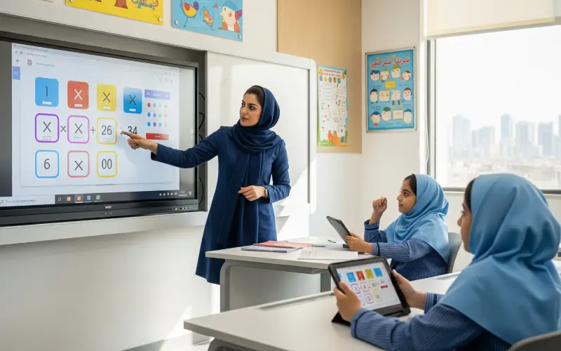 آموزش جدول ضرب با اپلیکیشن