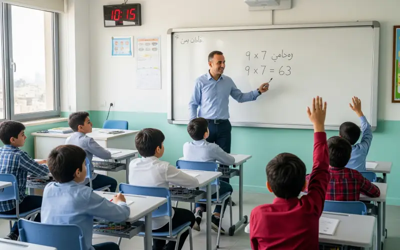 آموزش جدول ضرب