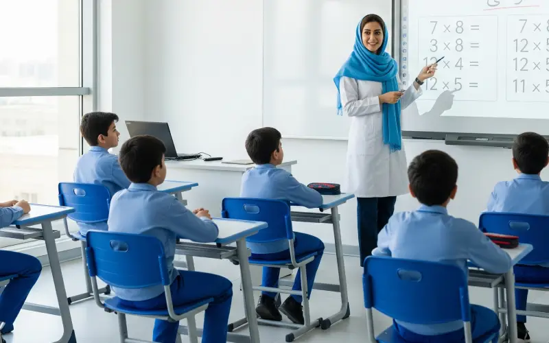 روش‌های یادگیری جدول ضرب