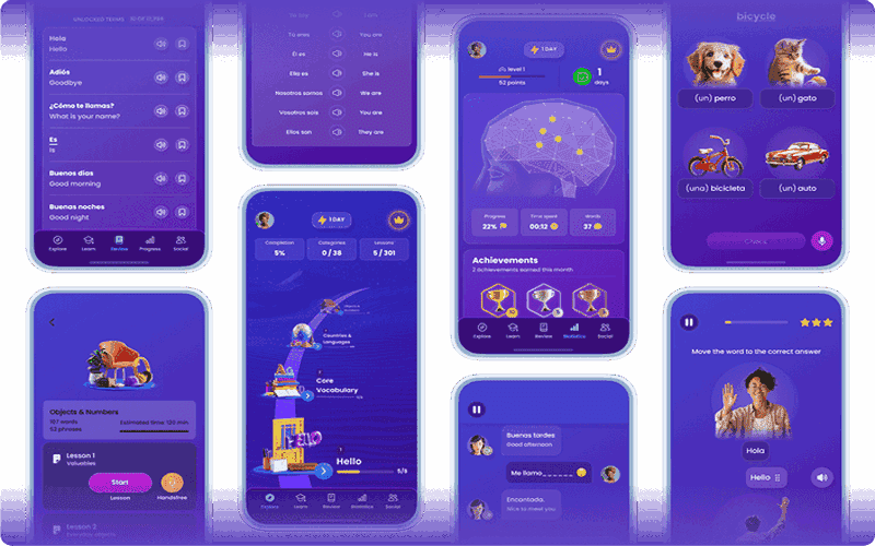 آموزش زبان با اپلیکیشن Mondly