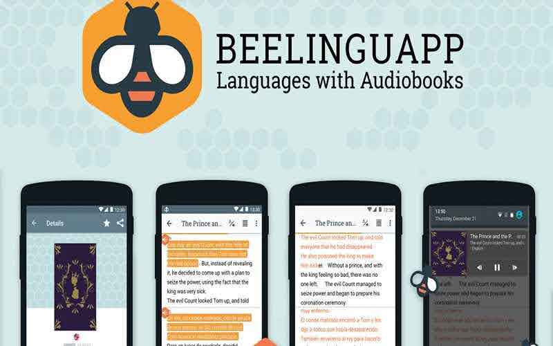 آموزش زبان با اپلیکیشن Beelinguapp