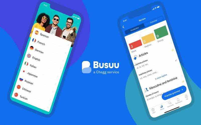 آموزش زبان با اپلیکیشن Busuu