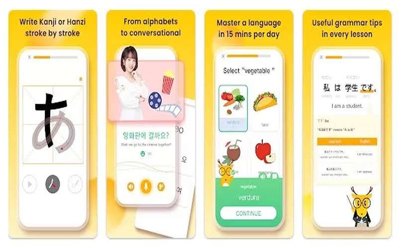 آموزش زبان با اپلیکیشن LongoDeer