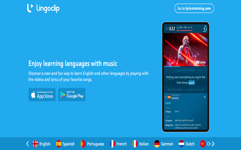 آموزش زبان با اپلیکیشن LingoClip