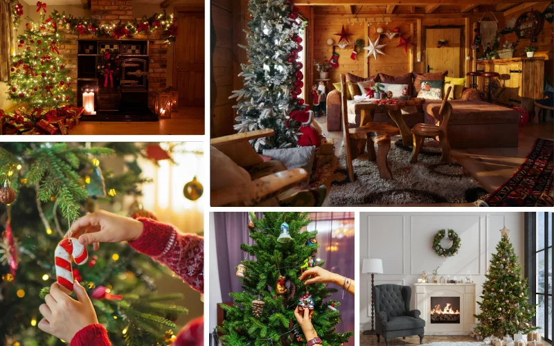 ایده‌های جذاب عکس درخت کریسمس واقعی